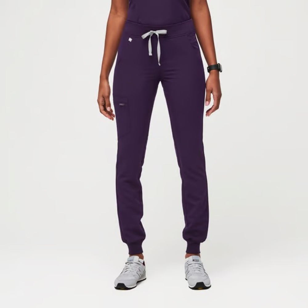 Figs Zamora Joggers in Purple Jam